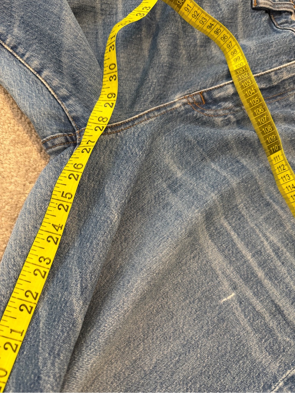 J Crew slim broken in boyfriend cigarette jeans Classic Blue denim capsule 35 - Picture 10 of 10